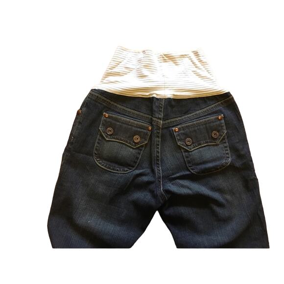 NWOT GAP Maternity Full Panel Bootcut Jeans Size 2 - Picture 3 of 6